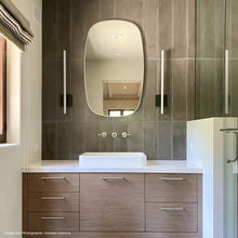 Load image into Gallery viewer, Stiletto LED Bath Vanity Light in bathroom.
