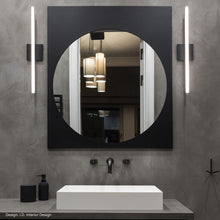 Load image into Gallery viewer, Stiletto LED Bath Vanity Light in bathroom.
