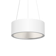 Load image into Gallery viewer, Tromme™ LED Pendant Light in Satin White (18-Inch Standard).
