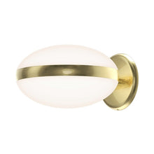 Load image into Gallery viewer, Pillows LED Wall Light in Brass.
