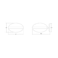 Load image into Gallery viewer, Pillows LED Wall Light - line drawing.
