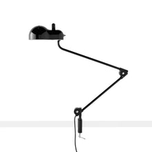 Load image into Gallery viewer, Topo Clamp Table Lamp in Black.

