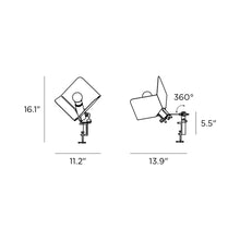 Load image into Gallery viewer, Triedro Table Lamp/Wall Light - line drawing.
