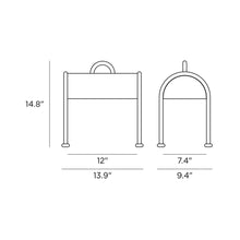 Load image into Gallery viewer, Valigia Table Lamp - line drawing.
