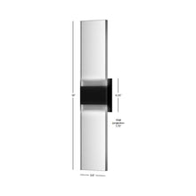 Load image into Gallery viewer, Baya LED Wall Light - line drawing.
