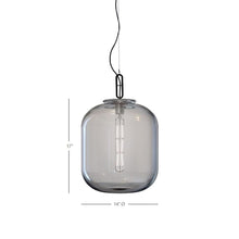 Load image into Gallery viewer, Max Pendant Light - line drawing.
