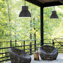 Load image into Gallery viewer, Metro LED Pendant Light in living room.

