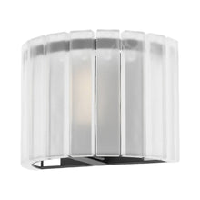 Load image into Gallery viewer, Xylo Wall Light in Black/Frost.
