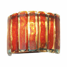 Load image into Gallery viewer, Xylo Wall Light in Red/Frost.
