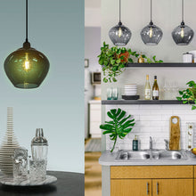 Load image into Gallery viewer, Rustica Pendant Light in dining room.

