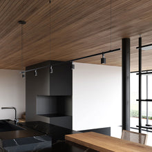 Load image into Gallery viewer, Suspenders® Tier Linear LED Pendant Light in kitchen.
