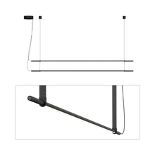 Load image into Gallery viewer, T.O. LED Pendant Light in Matte Black/Graphite (2-Light).
