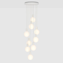 Load image into Gallery viewer, Alumina Sphere V LED Multi Light Pendant Light in Detail.
