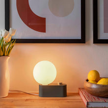 Load image into Gallery viewer, Alumina Table Lamp in Detail.
