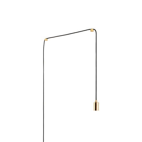 Cylindrical Plug-In Pendant Light.