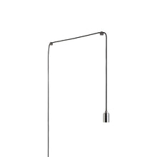 Load image into Gallery viewer, Cylindrical Plug-In Pendant Light in Graphite.
