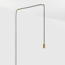 Load image into Gallery viewer, Cylindrical Plug-In Pendant Light in Detail.
