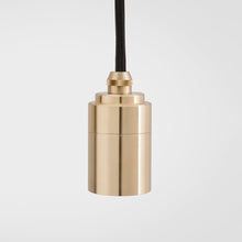 Load image into Gallery viewer, Cylindrical Plug-In Pendant Light in Detail.
