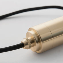 Load image into Gallery viewer, Cylindrical Plug-In Pendant Light in Detail.
