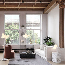 Load image into Gallery viewer, Echo Chandelier in living room.
