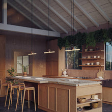 Load image into Gallery viewer, Kilter LED Pendant Light in kitchen.
