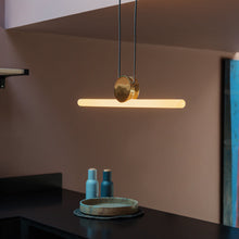 Load image into Gallery viewer, Kilter LED Pendant Light in kitchen.

