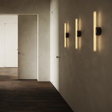 Load image into Gallery viewer, Kilter Wall Light in hall way.
