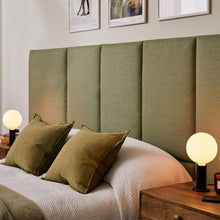 Load image into Gallery viewer, Knuckle Sphere IV Table Lamp in bedroom.

