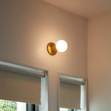 Load image into Gallery viewer, Lochan Sphere III Outdoor Wall Light in Detail.
