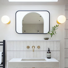 Load image into Gallery viewer, Lochan Wall Light in bathroom.
