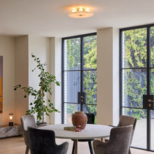 Load image into Gallery viewer, Magma Semi Flush Mount Ceiling Light in living room.
