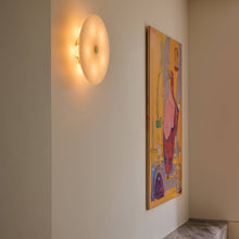 Load image into Gallery viewer, Magma Semi Flush Mount Ceiling Light in living room.

