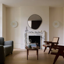 Load image into Gallery viewer, Magma Semi Flush Mount Ceiling Light in living room.
