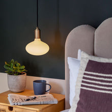 Load image into Gallery viewer, Oval Pendant Light in bedroom.
