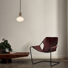 Load image into Gallery viewer, Oval Pendant Light in living room.
