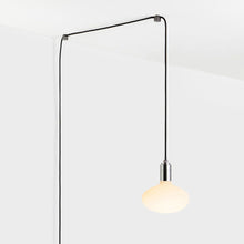 Load image into Gallery viewer, Oval Plug-In Pendant Light in Detail.
