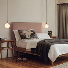 Load image into Gallery viewer, Sphere IV Pendant Light in bedroom.
