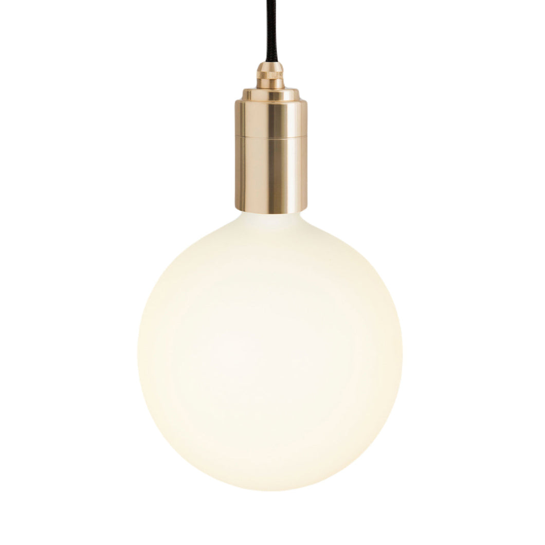 Sphere IV Plug-In Pendant Light in Brass.
