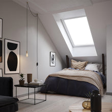 Load image into Gallery viewer, Squirrel Cage Plug-In Pendant Light in Detail.
