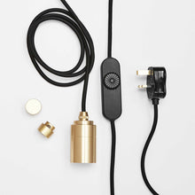 Load image into Gallery viewer, Squirrel Cage Plug-In Pendant Light in Detail.
