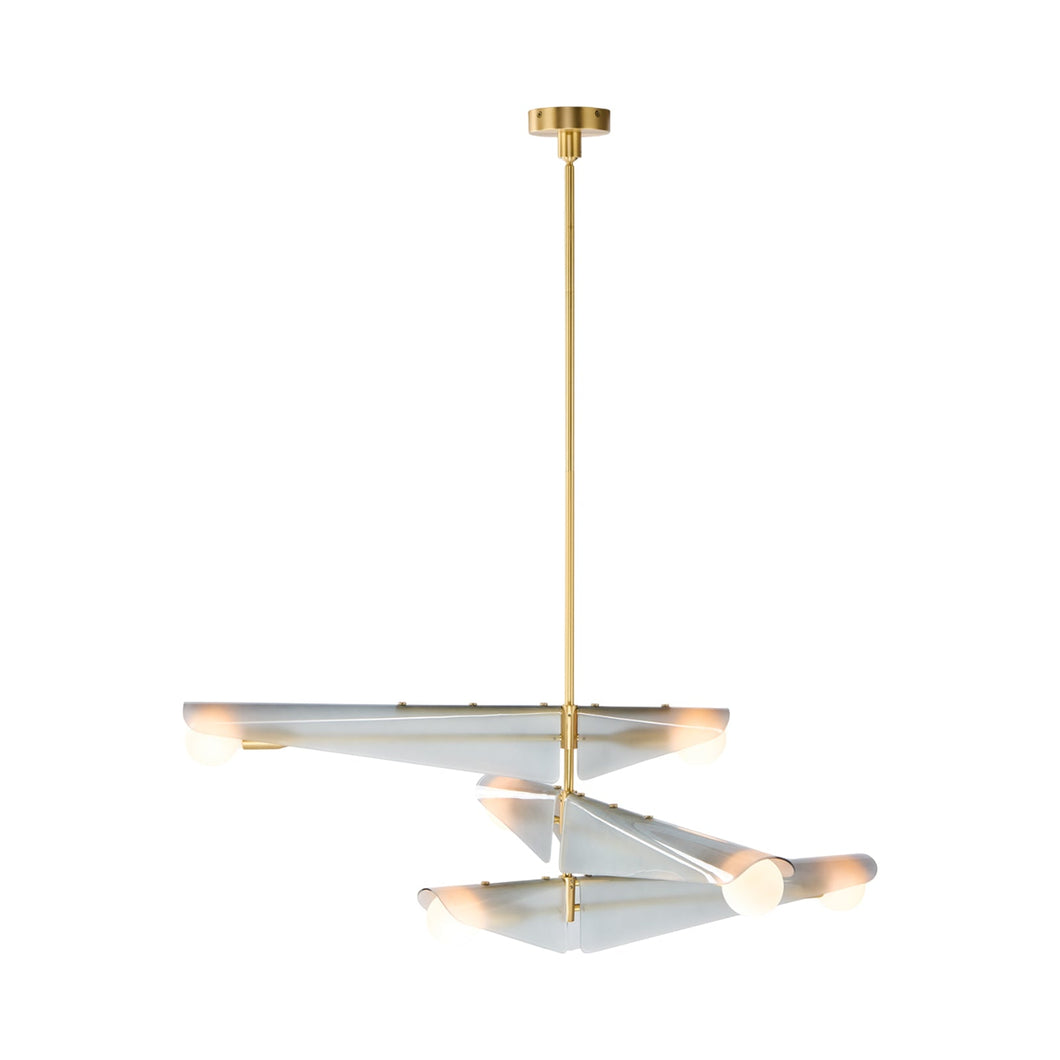 Sycamore Chandelier in Dawn Grey (3-Tier).