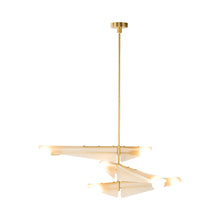 Load image into Gallery viewer, Sycamore Chandelier in Dusk Pink (3-Tier).
