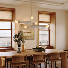 Load image into Gallery viewer, Sycamore Chandelier in dining room.
