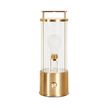 Load image into Gallery viewer, The Muse LED Portable Table Lamp in Solid Brass.
