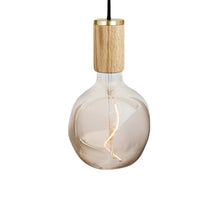 Load image into Gallery viewer, Voronoi I Pendant Light in Oak.
