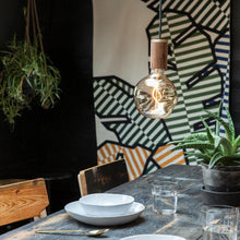 Load image into Gallery viewer, Voronoi I Pendant Light in dining room.
