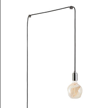 Load image into Gallery viewer, Voronoi I Plug-In Pendant Light in Graphite.
