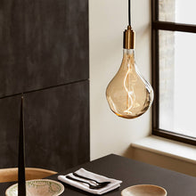 Load image into Gallery viewer, Voronoi II Medium Base A52 Type LED Bulb in Dining Room.

