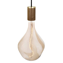 Load image into Gallery viewer, Voronoi II Pendant Light in Walnut.
