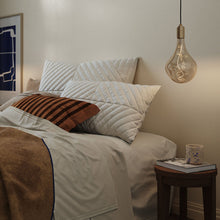 Load image into Gallery viewer, Voronoi II Plug-In Pendant Light in bedroom.
